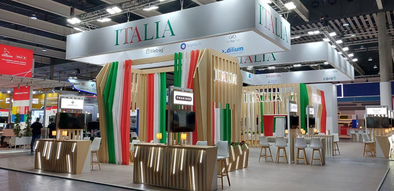 Italia stand at MWC Barcelona