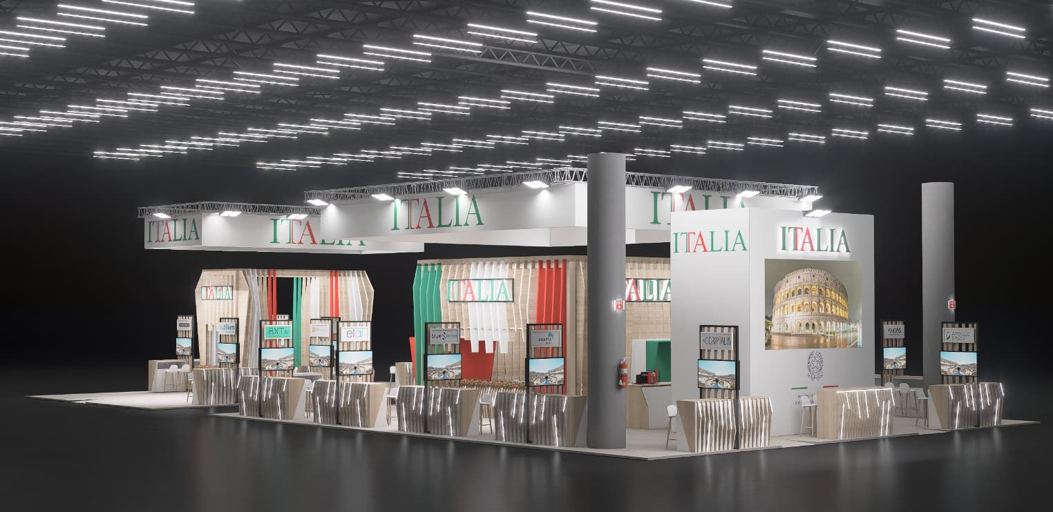 Italia stand at MWC Barcelona