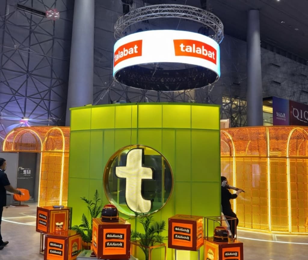 Talabat · PayLater stand at Web Summit Qatar